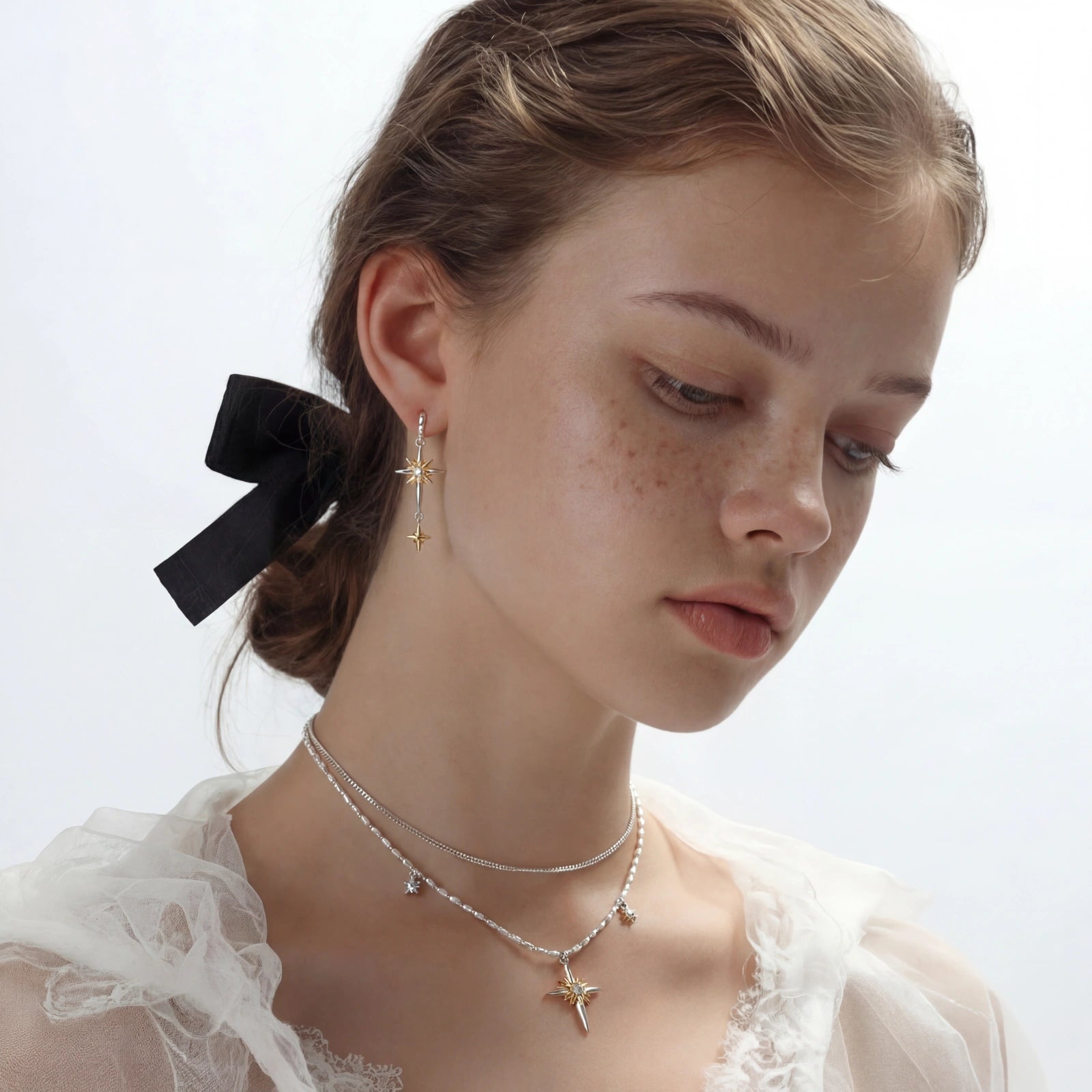 Celestial Cross Layered Set | Blueve